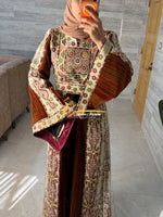 Janna+Nar Triple Stiched thoub Fully hand beaded Stayle GH056A