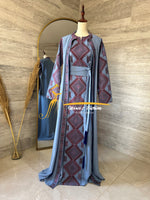 3 piece Kaftan periwinkle blue final sale