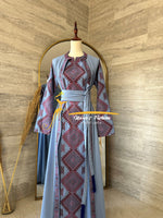 3 piece Kaftan periwinkle blue final sale