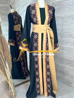 Green 3 piece Kaftan / Bisht belt and underdress included