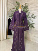 Royal Purple Embroidered Kaftan