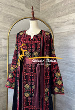 3 piece Kaftan black