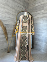 3 piece Kaftan beige