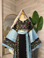 Black & Royal VioletThobe - Style Q126