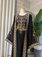 Black Embroidered Kaftan (2-Piece) Stayle NQ726 E