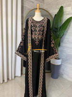Black Embroidered Kaftan (2-Piece) Stayle NQ726 E