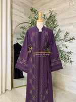 Royal Purple Embroidered Kaftan