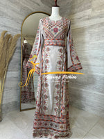 Sand hand beaded thobe final sale