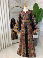 Classic Black Palestinian Thobe – Style MZ326C