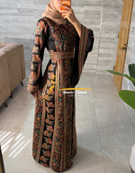 Classic Black Palestinian Thobe – Style MZ326C