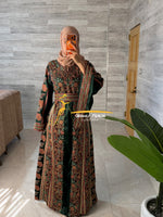 Emerald Green Palestinian Thobe – Style MZ326A