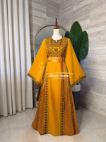 Elegant Embroidered Thobe- Style HZ526H